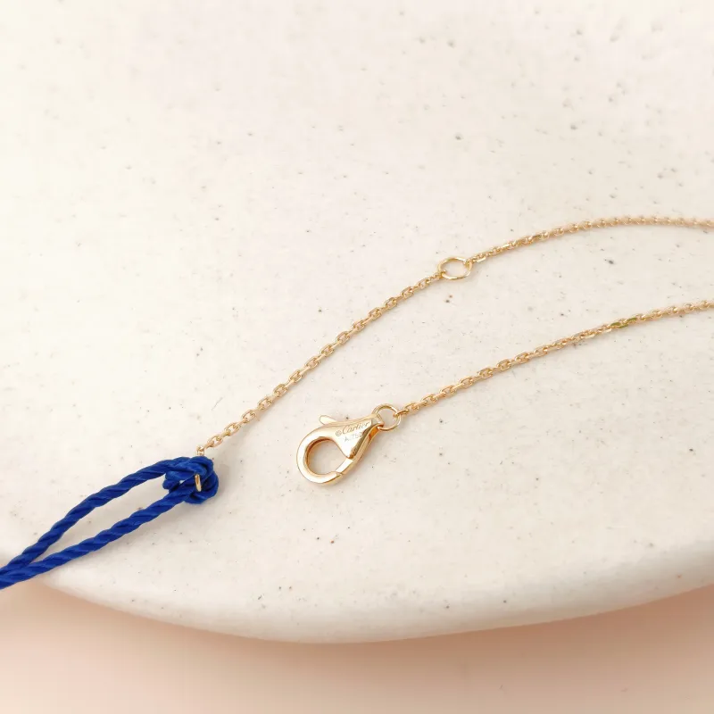 CARTIER Necklace Amulette de Necklace Pearl · White Mother-of-Pearl 18KY ellow Gold Small 41cm — cover view 8 of 10