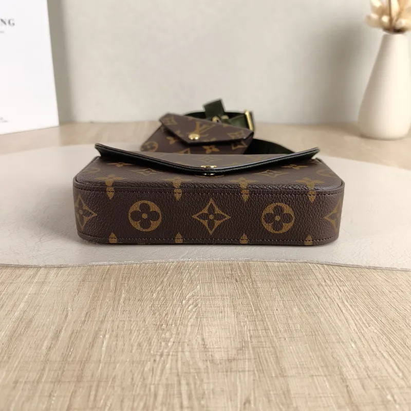 Louis Vuitton Crossbody Bag FÉLICIE STRAP & GO Monogram PVC Small 17 × 3.5 × 9.6 cm — cover view 3 of 5
