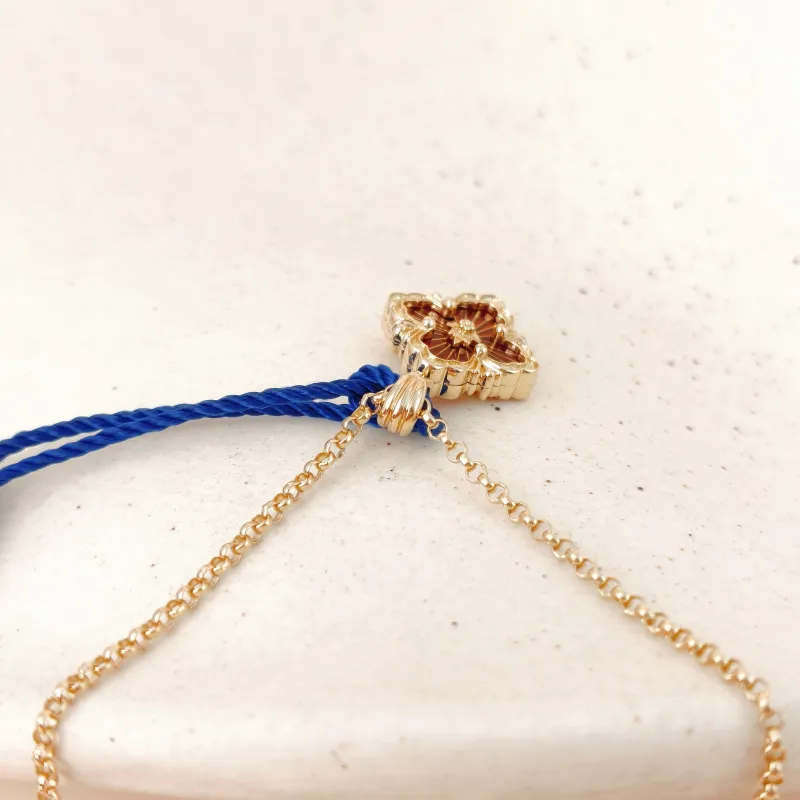 BUCCELLATI Necklace Opera Tulle Enamel Pendant Necklace Red 18KY ellow Gold Small 43cm — cover view 7 of 9