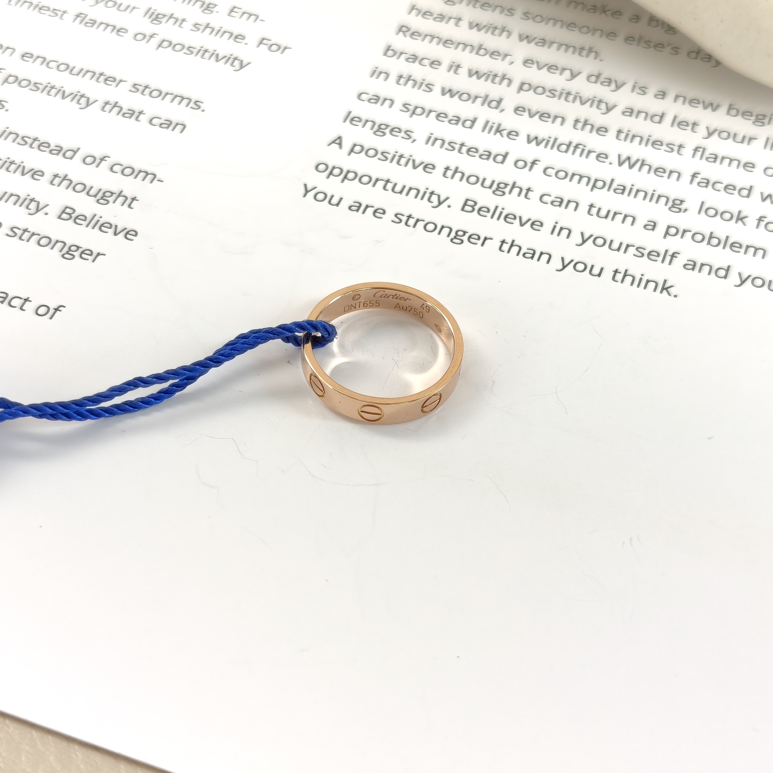 CARTIER Ring Love Collection Ring Rose Gold 18KR ose Gold3.6 Small49 — cover view 2 of 11