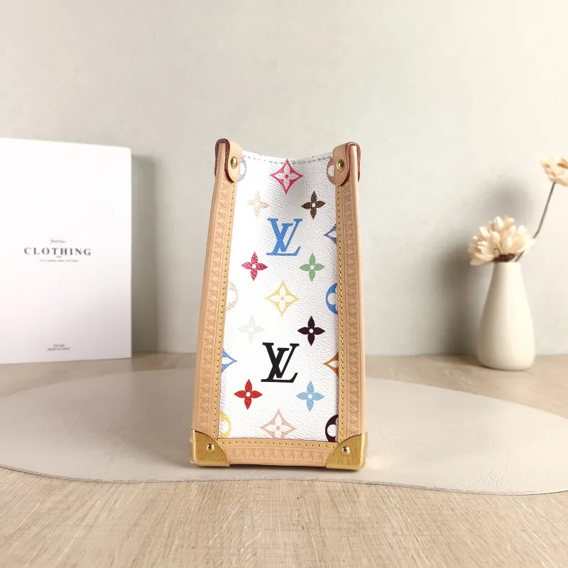 Louis Vuitton Shoulder Bag Onthego Multicolore PVC Small 25 × 11.5 × 19 cm — detail view 2 of 12