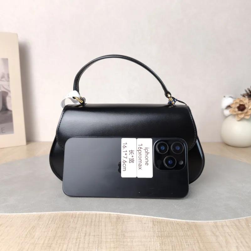 CELINE Crossbody Bag teen lola Crossbody Bag Black Calfskin One Size 20 × 5 × 11.5 cm — cover view 5 of 5