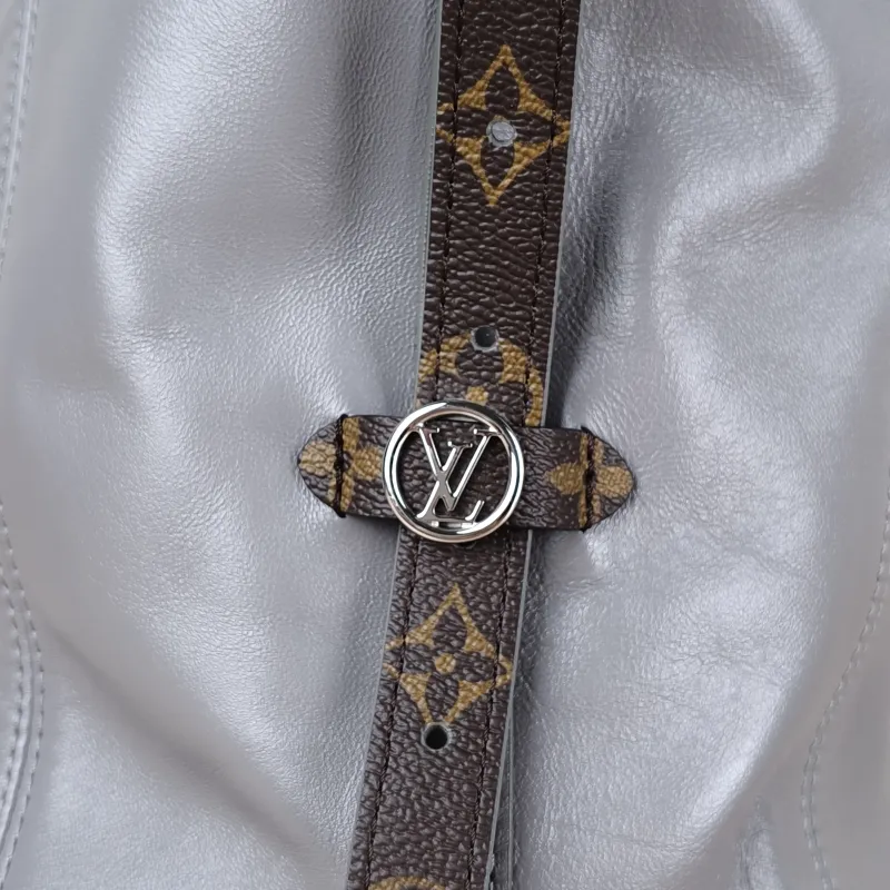 Louis Vuitton Crossbody Bag Carryall Vibe Grey SL ambskin Medium39 × 15 × 30 cm — detail view 14 of 15