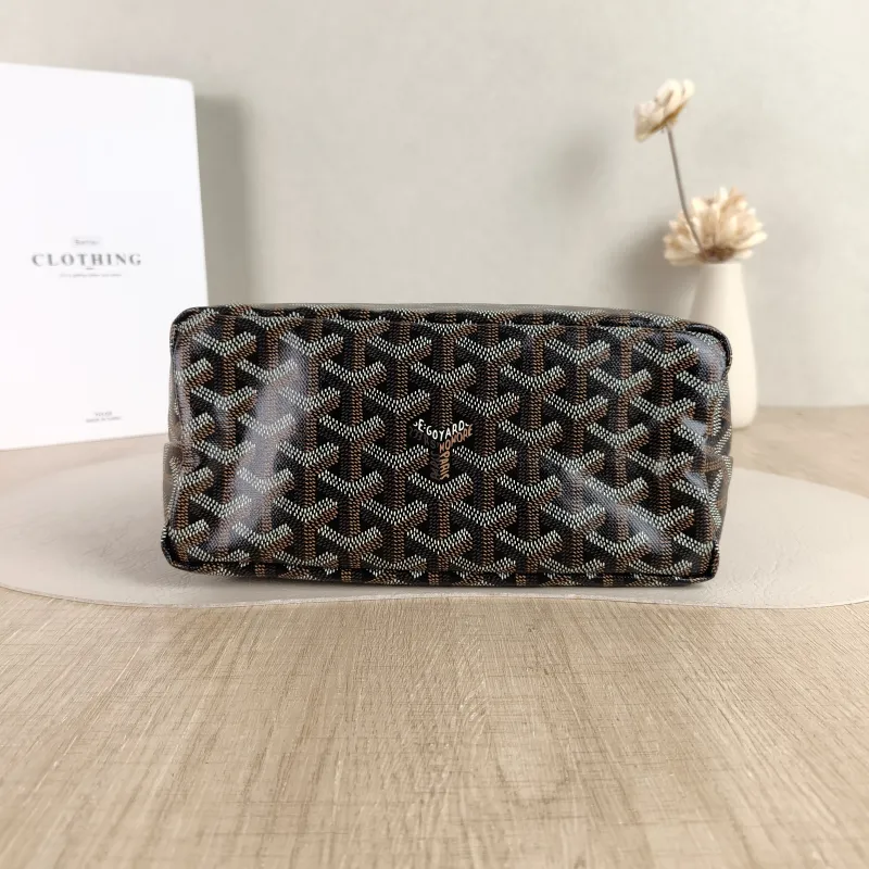 GOYARD Shoulder Bag Boheme Hobo​ Black PVC Mini 29 × 11 × 18.5 cm — cover view 4 of 5