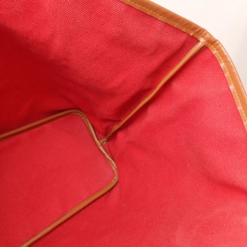 Moynat Shoulder Bag Blue Canvas 34 × 14 × 26 cm — detail view 10 of 12