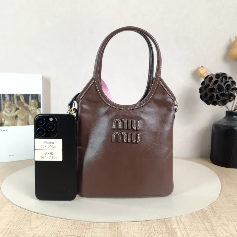 Miumiu Shoulder Bag IVY Tote Shopping Tote Calfskin Mini 20*24 — cover view 2 of 5