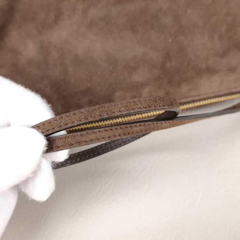 Miumiu Shoulder Bag logo Brown Suede One Size 22 × 9 × 9 cm — detail view 5 of 11