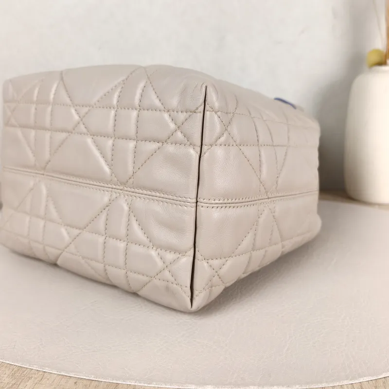 DIOR Top Handle Bag TOUJOURS Edition Beige Calfskin Small 18.5 × 12 × 18.5 cm — detail view 8 of 12