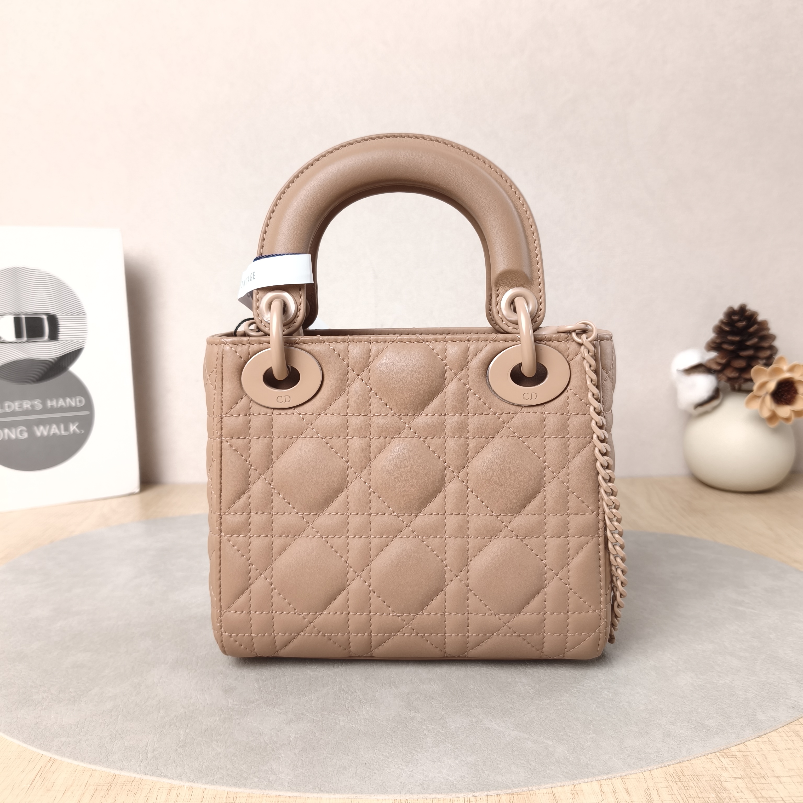 DIOR Crossbody Bag Lady Lady Dior Bag Red Calfskinmini17 × 7 × 15 cm — cover view 4 of 6