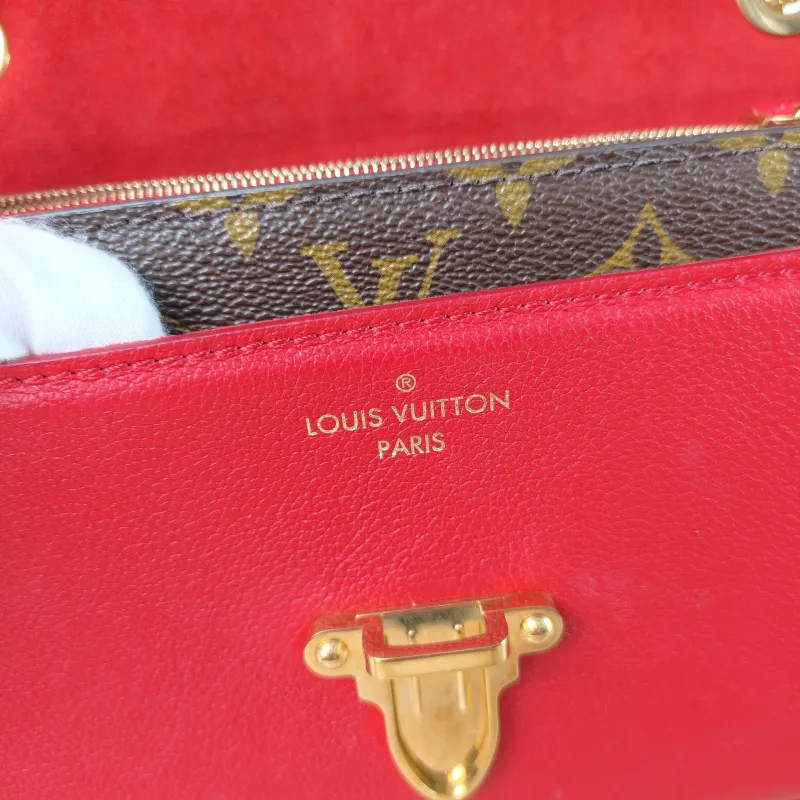 Louis Vuitton Crossbody Bag VICTOIRE Red PVC · Calfskin One Size 27 × 10 × 17 cm — detail view 11 of 13