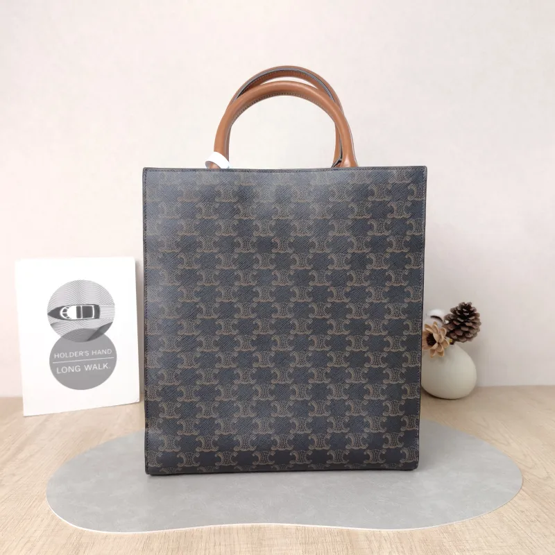 CELINE Crossbody Bag CABAS Monogram PVC Small 28.5 × 8 × 33 cm — cover view 6 of 6