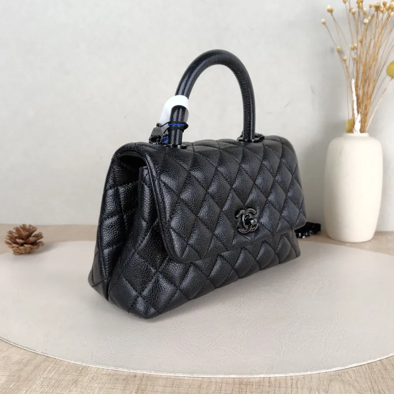 Chanel Crossbody Bag Coco Handle​Black Calfskin Small24 × 10 × 14 cm — cover view 2 of 5