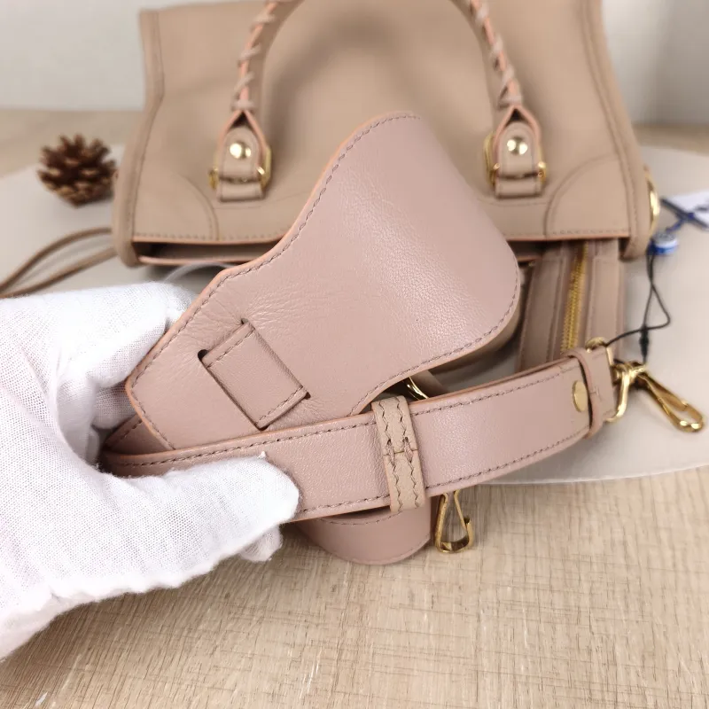 BALENCIAGA Crossbody Bag Classic City Pink Calfskin Mini 24 × 10 × 16 cm — detail view 5 of 11