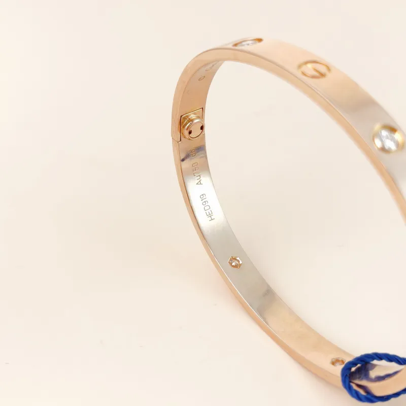 CARTIER Bangle Love Collection Bangle Rose Gold Diamond18KR ose Gold Edition 17 — cover view 6 of 11