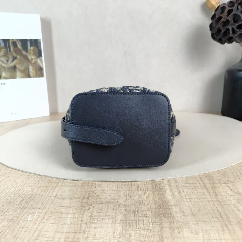 DIOR Shoulder Bag star Bucket Bucket Bag Blue Canvas One Size 13 × 9.5 × 19.5 cm — cover view 4 of 5