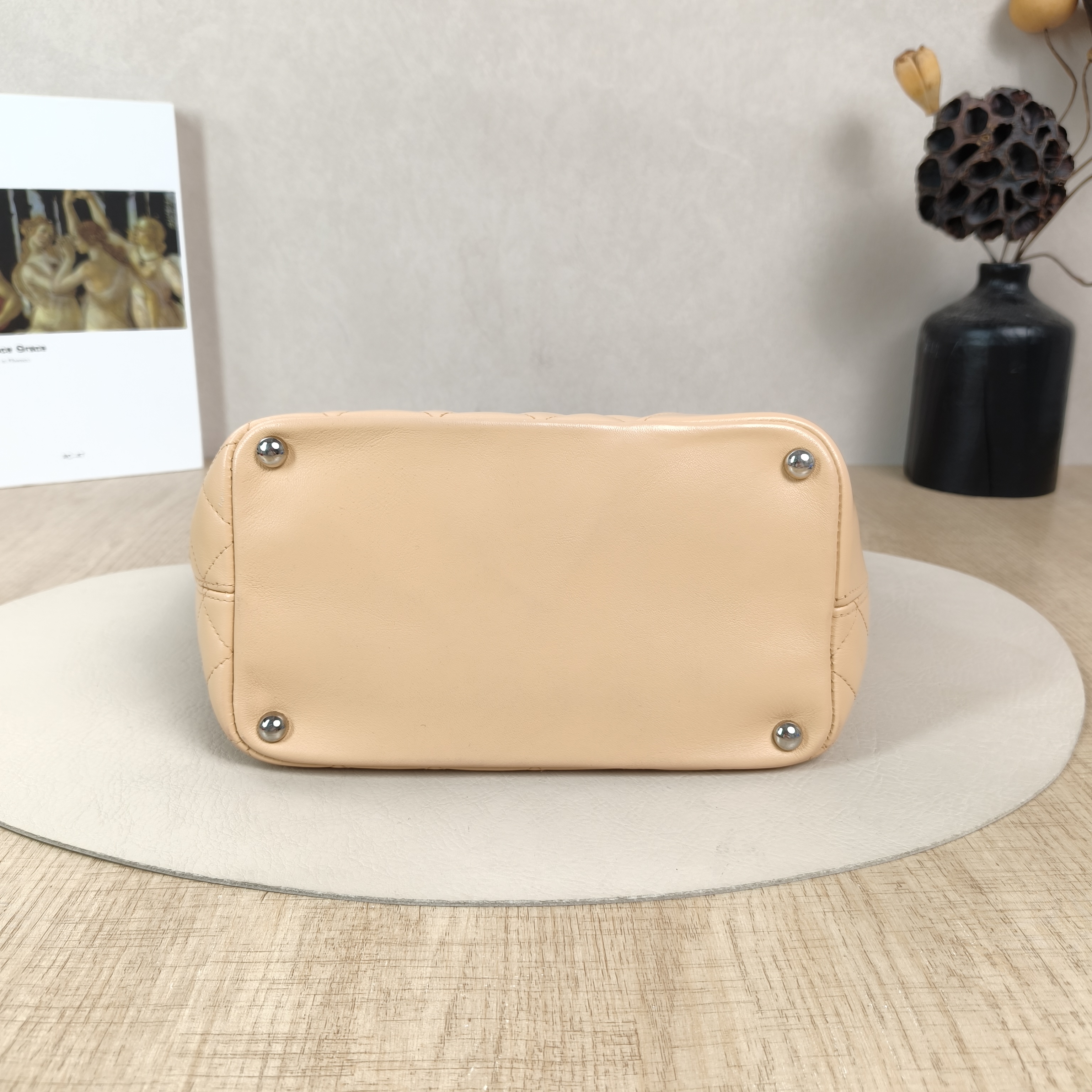 Chanel Top Handle Bag Cambon Basket Beige Calfskin Small20 × 12 × 24 cm — cover view 5 of 5