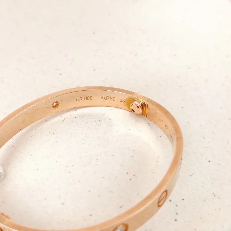 CARTIER Bangle Love Collection Bangle Rose Gold 18KR ose Gold Edition 16 — cover view 2 of 10