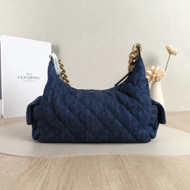 Chanel Shoulder Bag c hobo Blue Small 31 × 15 × 22 cm — cover view 2 of 5