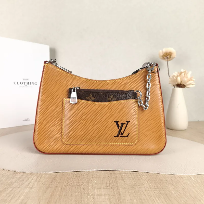 Louis Vuitton Crossbody Bag MARELLE Epi Embossed Calfskin Small 25 × 8 × 15 cm