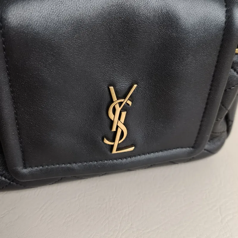 SAINT LAURENT Crossbody Bag NOLITA Black SL ambskinmini18 × 6 × 13 cm — detail view 10 of 10