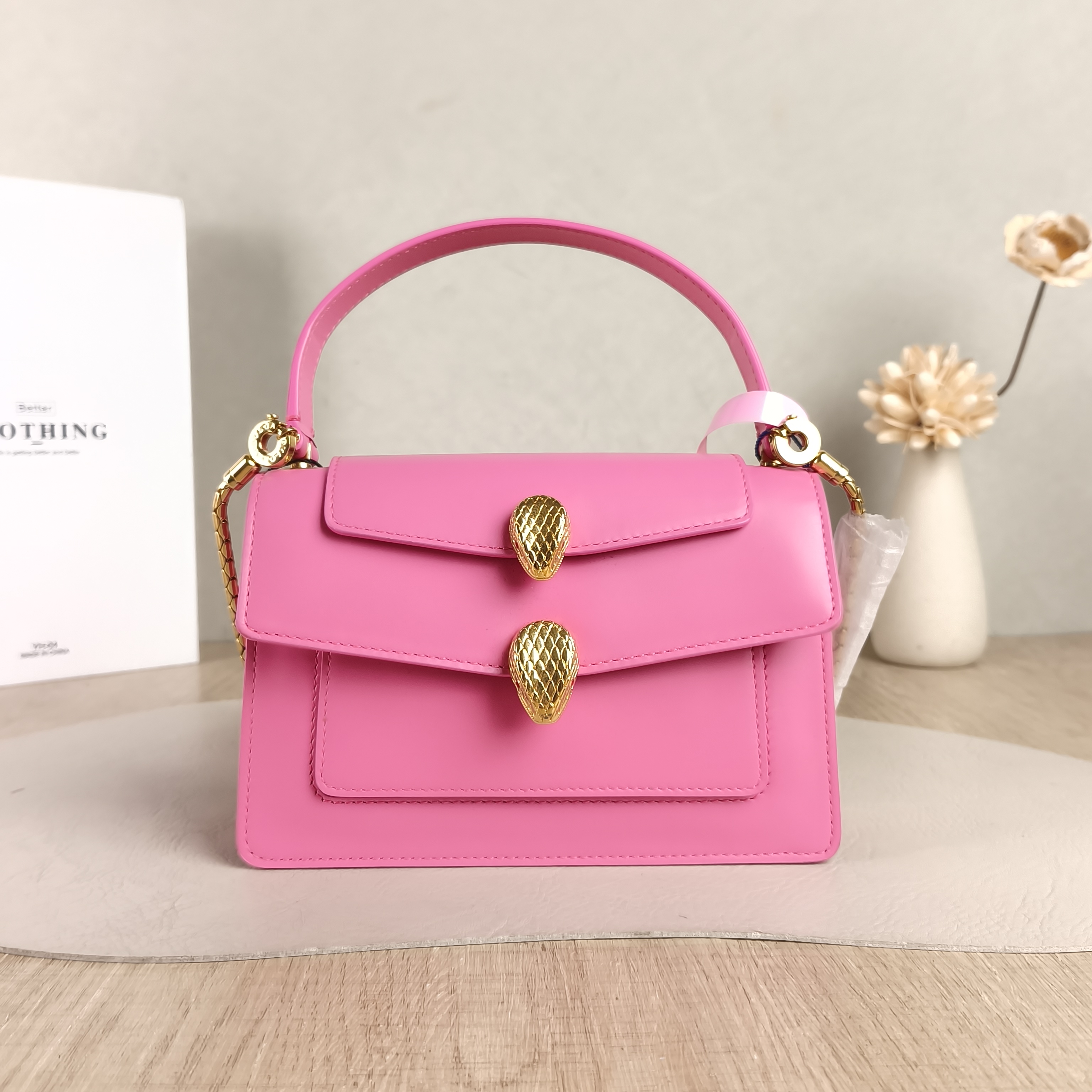 Bvlgari Belt Bag Alexander Wang x Collection Belt Bag Pink Calfskin One Size18.5 × 6.5 × 12 cm