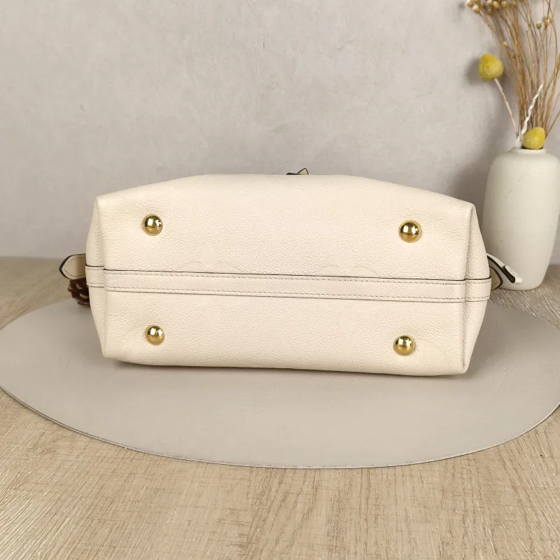 Louis Vuitton carryall Small White Calfskin Microchip Edition · Shoulder Strap Inner Pouch Leather Tag · 29.5 × 12 × 24 cm — cover view 5 of 8