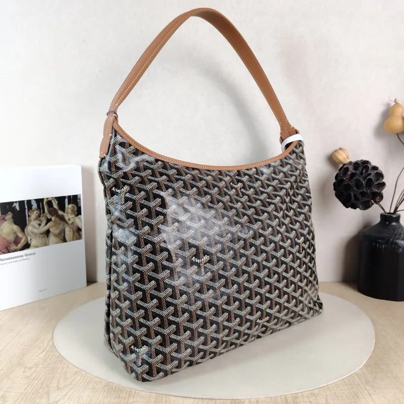 GOYARD Shoulder Bag Boheme Hobo​ Brown ine Canvas Small 43 × 14 × 27 cm — cover view 2 of 6