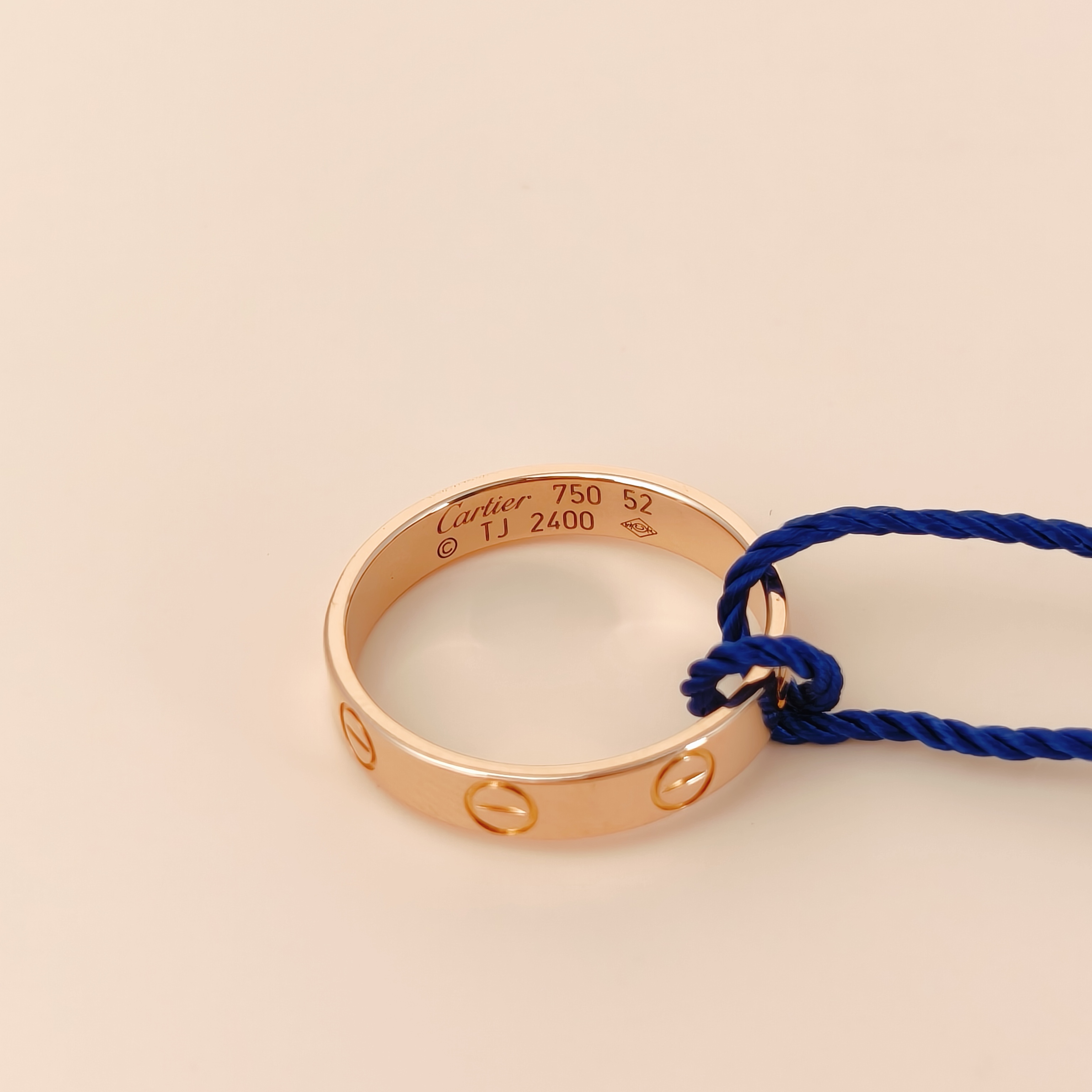CARTIER Ring Love Rose Gold 18KR ose Gold Small 3.6 52 — cover view 4 of 9