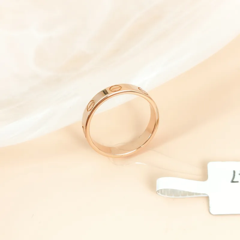 CARTIER Ring Love Rose Gold 18KR ose Gold Small 50 — cover view 7 of 7