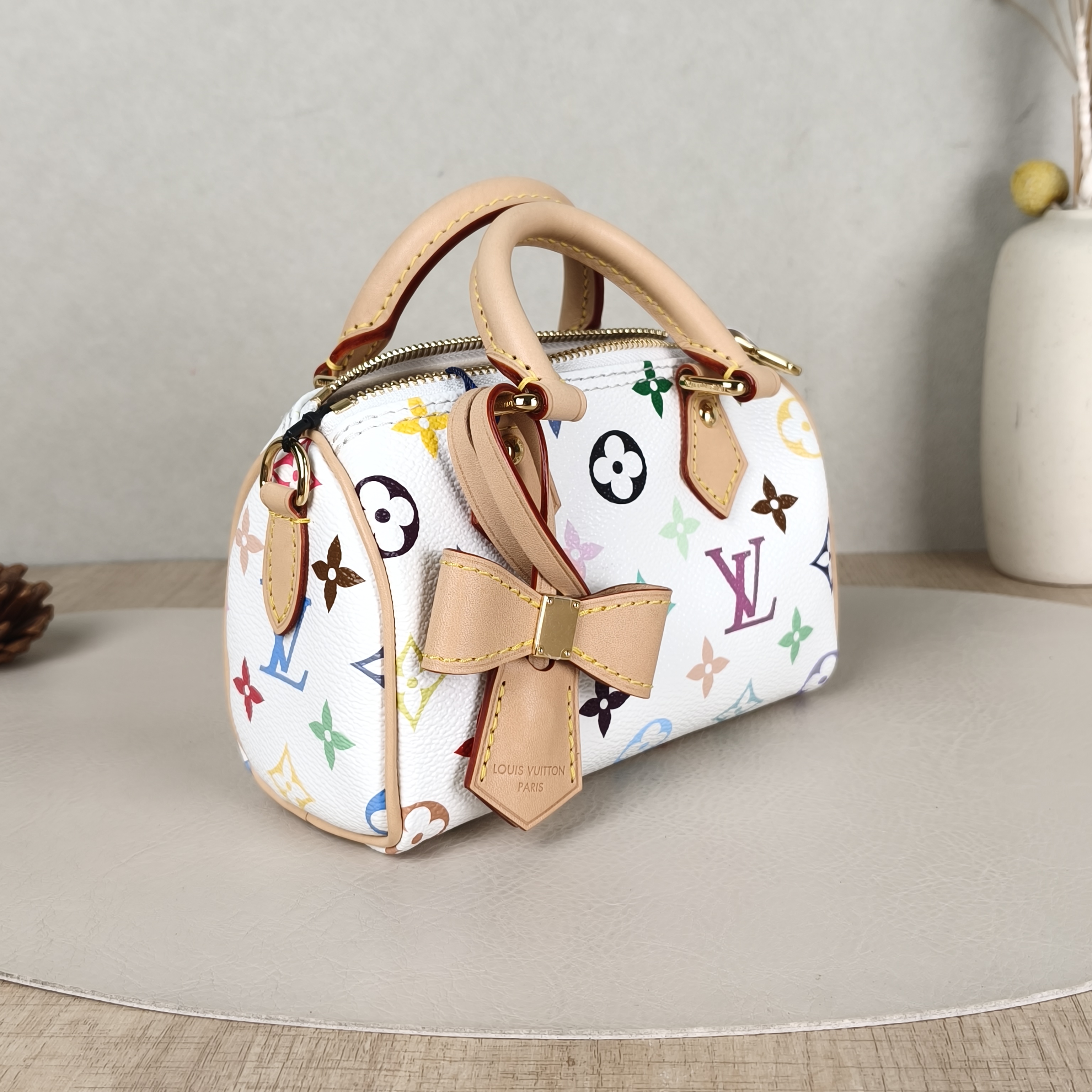 Louis Vuitton Crossbody Bag Speedy Nano Multicolore PV Cnano16 × 7.5 × 10 cm — cover view 5 of 5