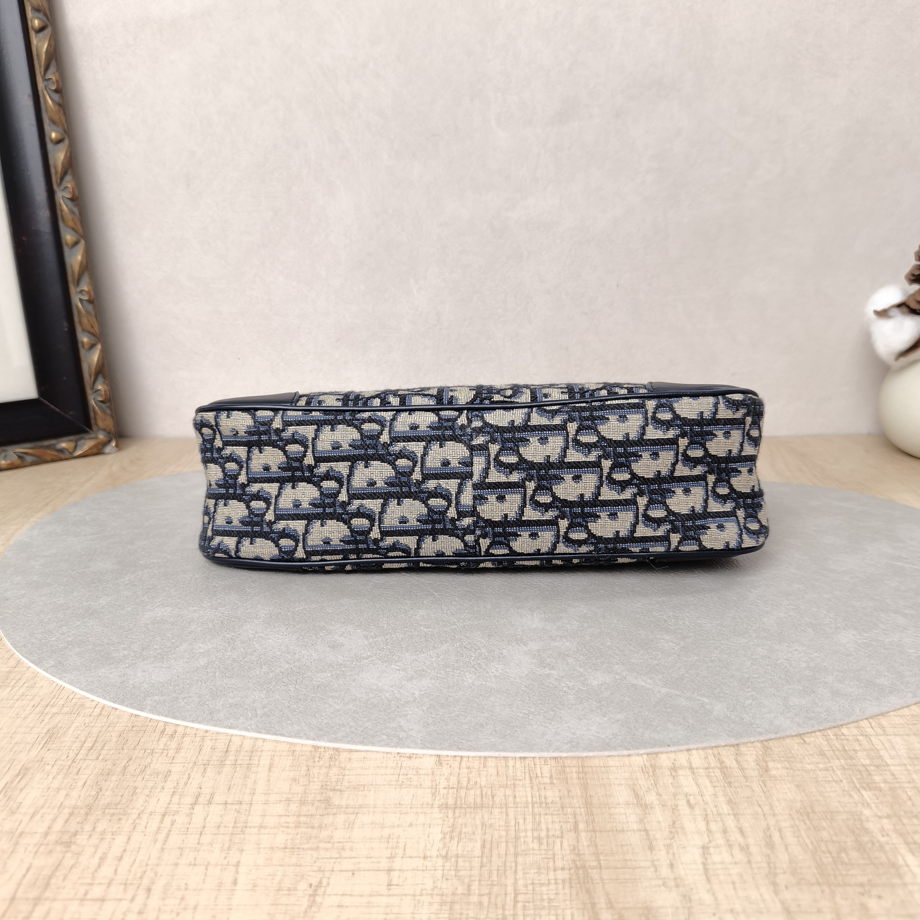 DIOR Shoulder Bag30 Montaigne hobo Blue Canvasmini26.5 × 7 × 12 cm — cover view 8 of 10