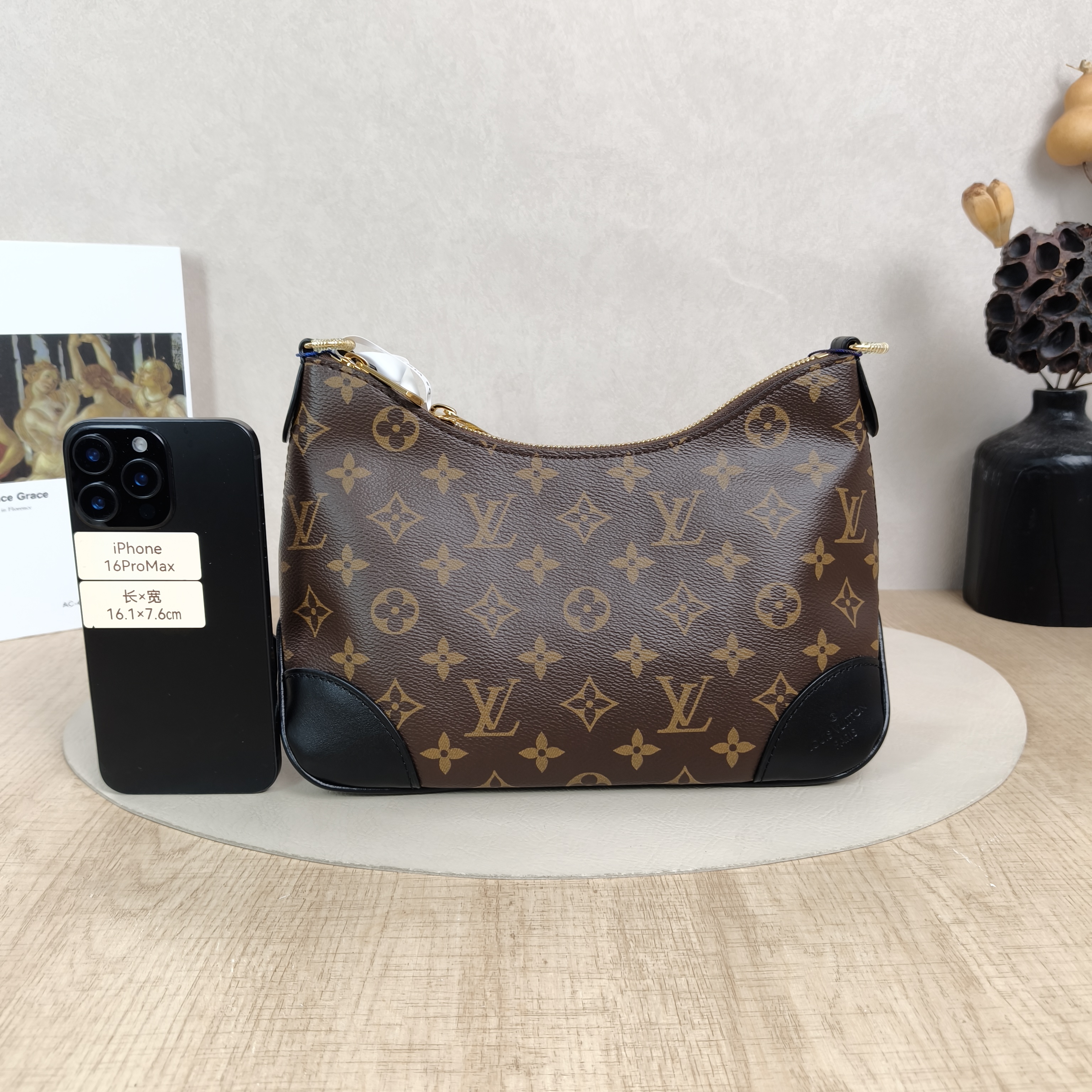 Louis Vuitton Crossbody Bag Boulogne PVC Small26 × 9.5 × 16 cm — cover view 4 of 6