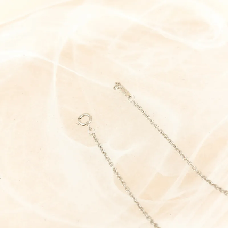 Tiffany&Co. Necklace Atlas White Gold Diamond18KW hite Gold One Size 45cm โ cover view 6 of 8
