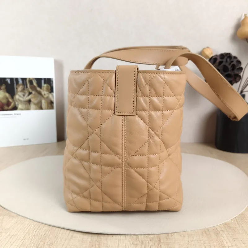 DIOR Top Handle Bag TOUJOURS Caramel Calfskin Medium 28.5 × 17 × 21.5 cm — detail view 1 of 14