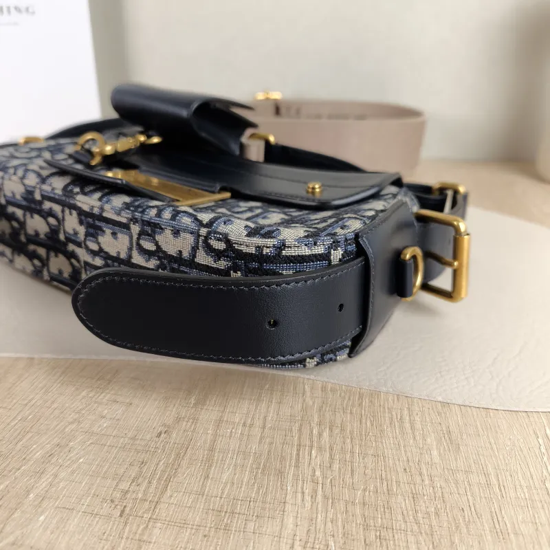 DIOR Crossbody Bag Streetchic Crossbody Bag Blue Canvas Small 24 × 5 × 12.5 cm — detail view 3 of 10