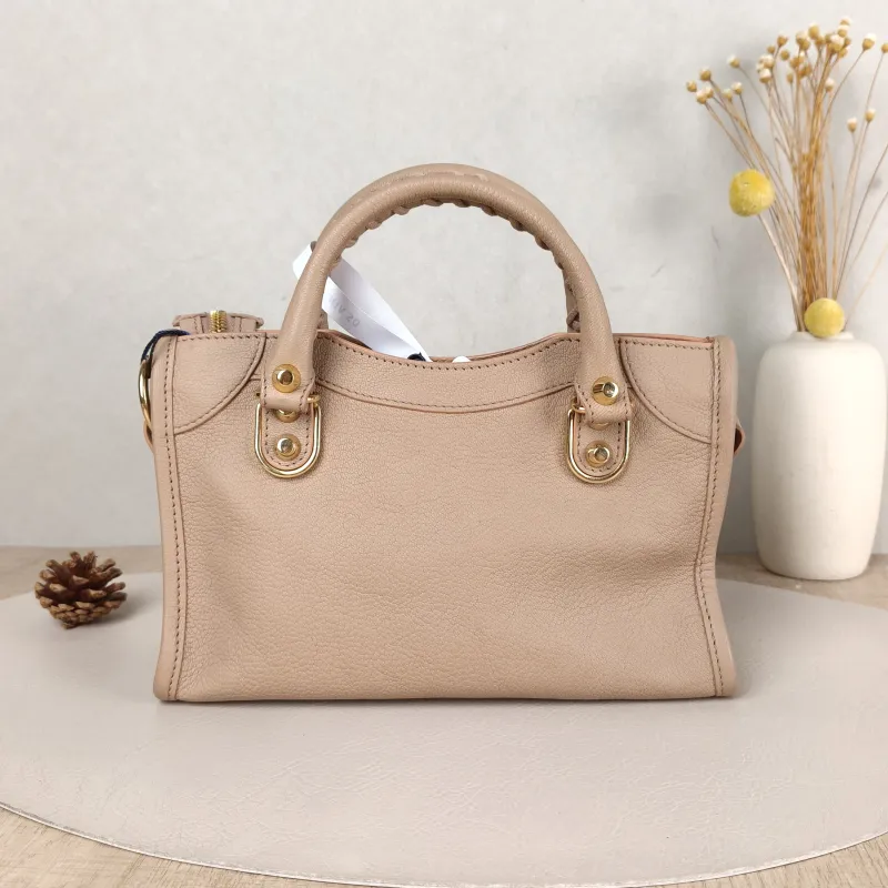 BALENCIAGA Crossbody Bag Classic City Pink Calfskin Mini 24 × 10 × 16 cm — cover view 5 of 5
