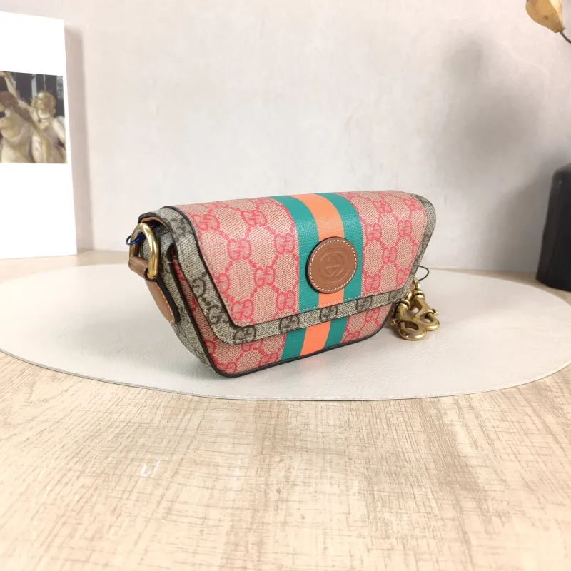 GUCCI Shoulder Bag Red PVC One Size 20 × 4 × 10 cm — cover view 5 of 5