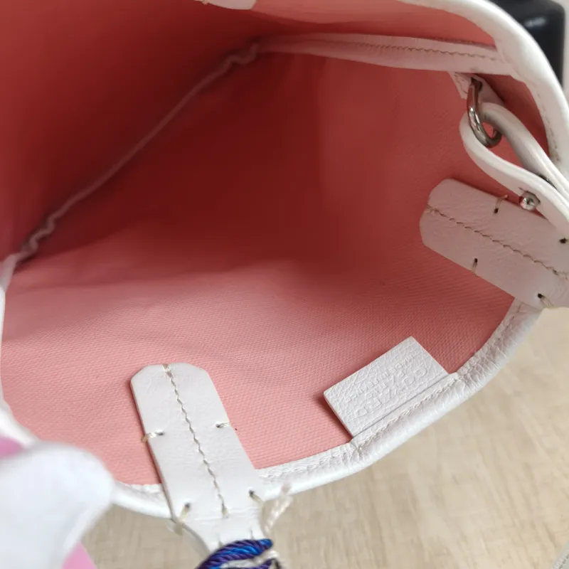 GOYARD Crossbody Bag poitiers y Tote Bag White PVC Small 21 × 1 × 24 cm — detail view 12 of 13