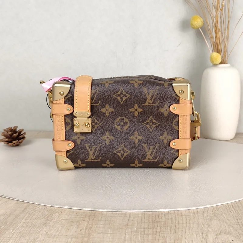 Louis Vuitton Crossbody Bag Side Trunk Box Monogram PVC Small 18 × 8 × 12.5 cm