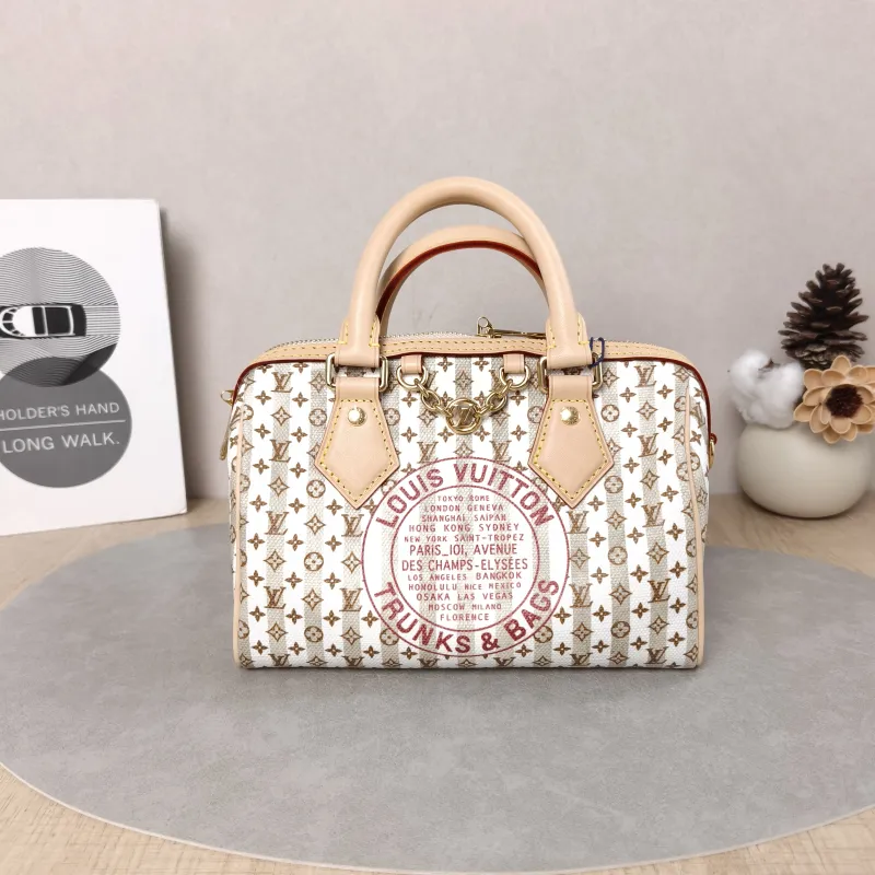 Louis Vuitton Crossbody Bag Speedy20Colorblock PVC One Size20.5 × 12 × 13.5 cm