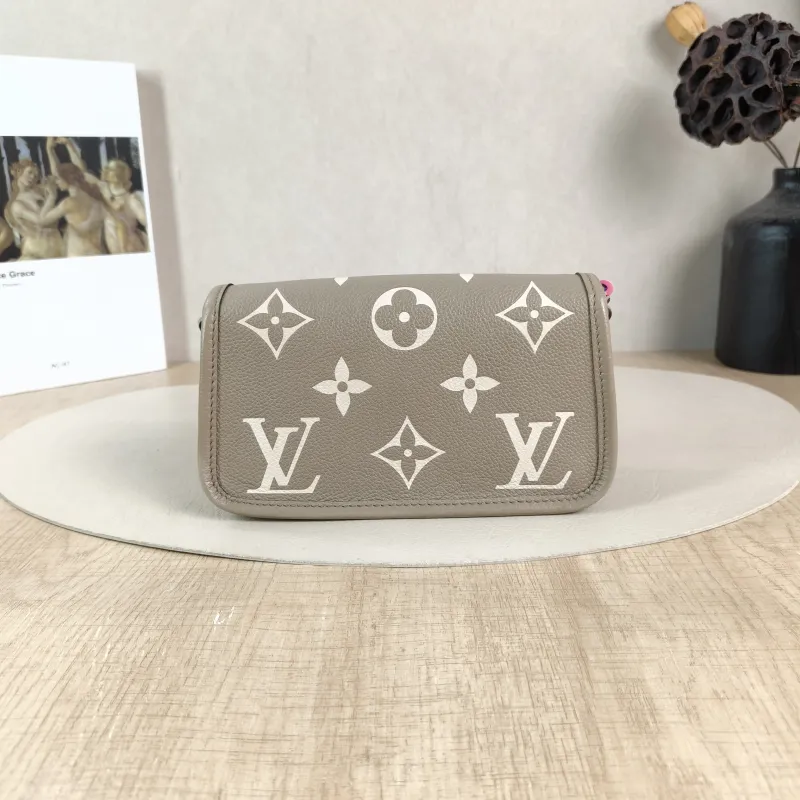 Louis Vuitton Crossbody Bag Diane Baguette Bag Empreinte Embossed Calfskin nano 19 × 6 × 10.5 cm — cover view 2 of 5