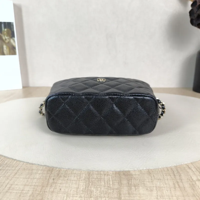 Chanel Crossbody Bag25c Vanity Case Bag Black Grained Calfskin One Size16 × 6 × 13 cm — cover view 4 of 5