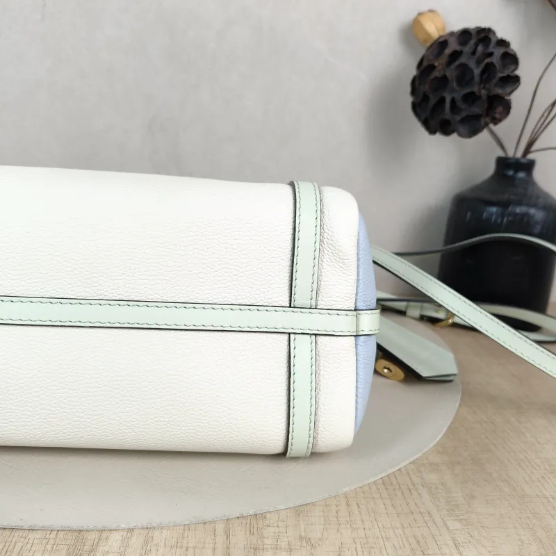 Louis Vuitton Shoulder Bag EXPRESS Shoulder Bag White · Blue Green Calfskin Small 26 × 13.5 × 17 cm — detail view 4 of 11