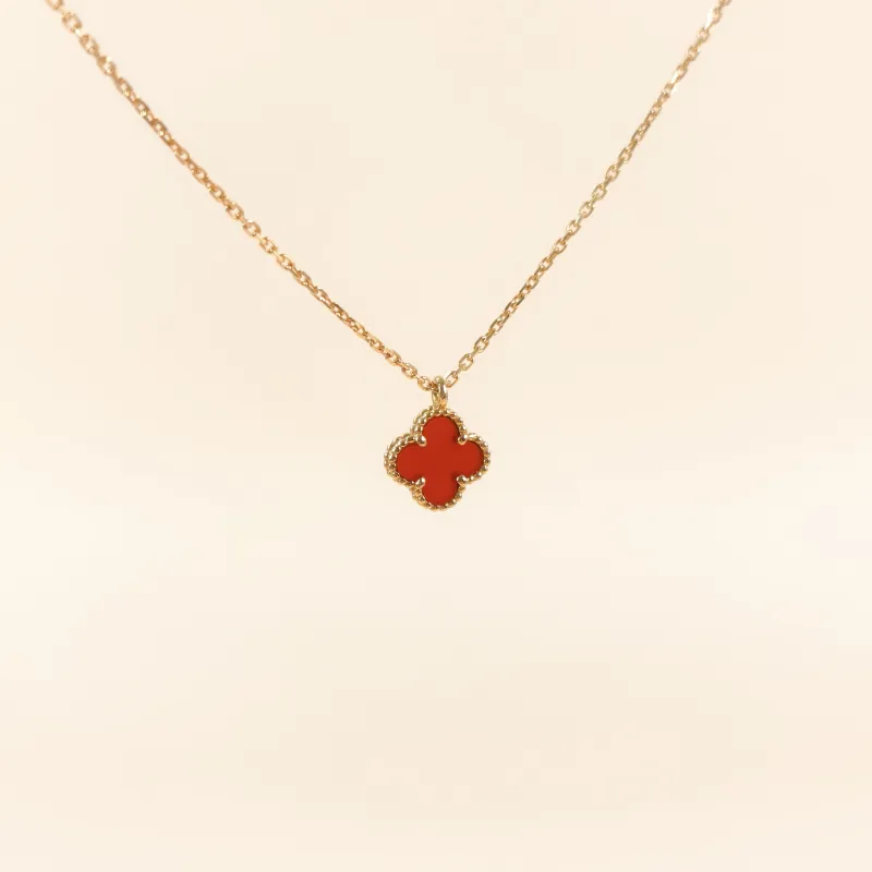 Van Cleef & Arpels Necklace Alhambra 18KY ellow Gold Sweet Mini38.5cm — cover view 6 of 8