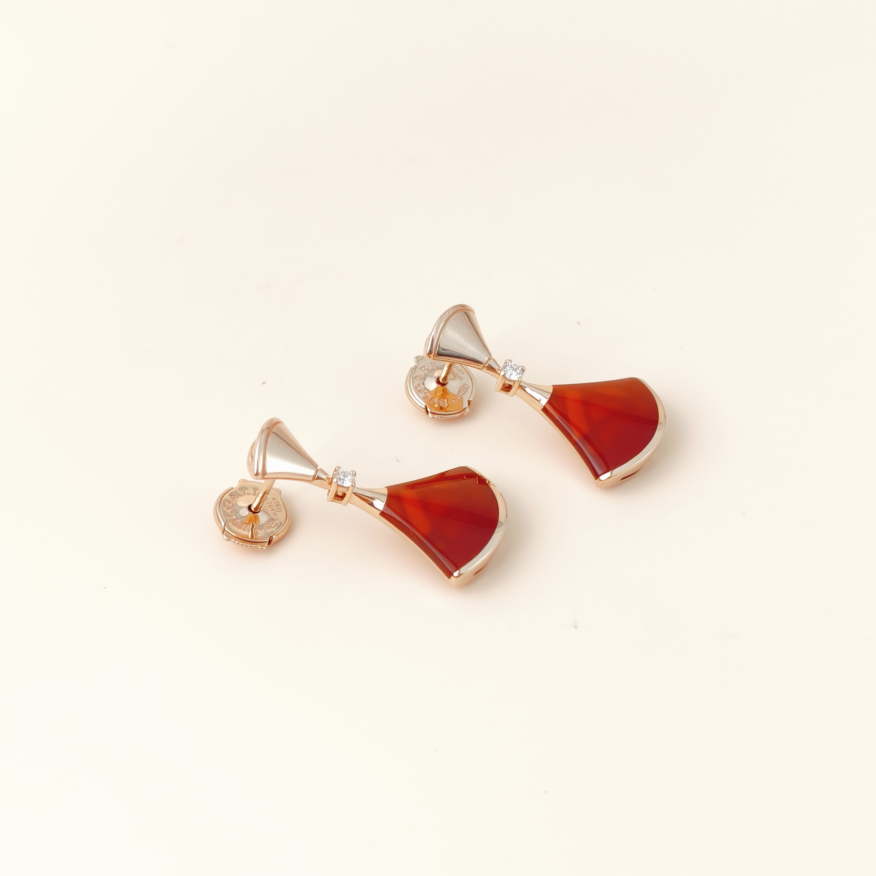 Bvlgari Earrings Divas' Dream Earrings Diamond18KR ose Gold One Size — cover view 9 of 10