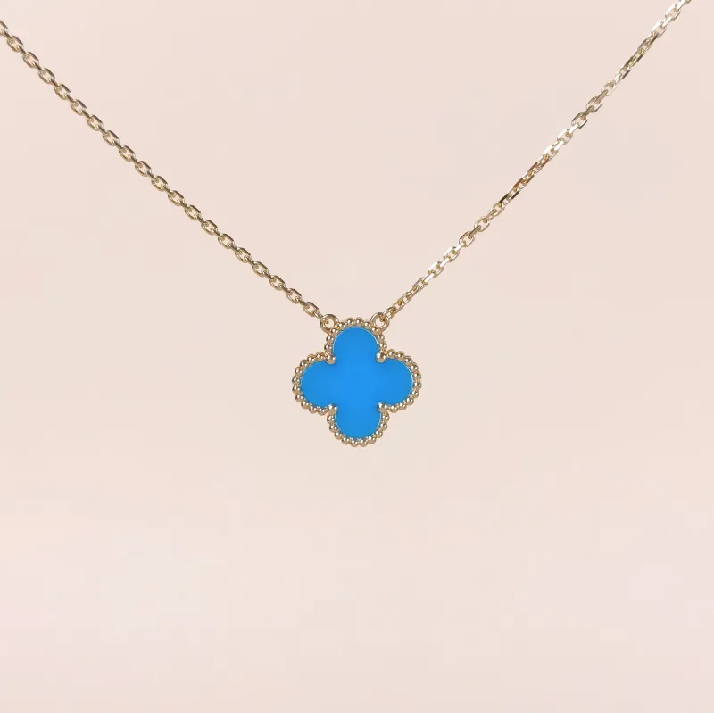 Van Cleef & Arpels Necklace Alhambra Alhambra Collection Necklace 18KY ellow Gold Vintage Small42cm
