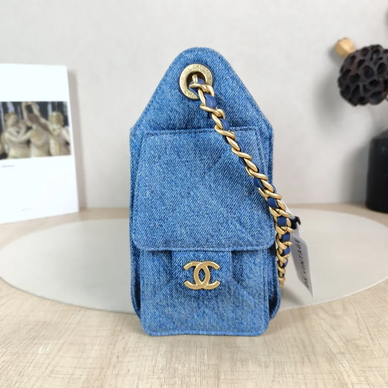Chanel Crossbody Bag 25Bag Blue Mini 22 × 12.5 × 20 cm — detail view 11 of 11