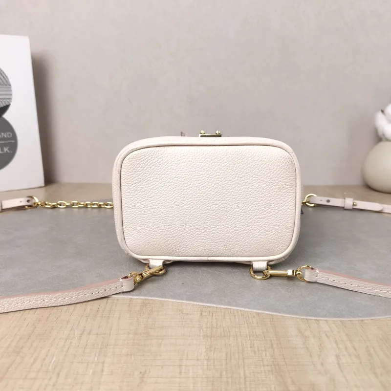 Louis Vuitton Backpack NANO NOÉ Backpack Beige Calfskin nano 15 × 10 × 19 cm — cover view 3 of 5