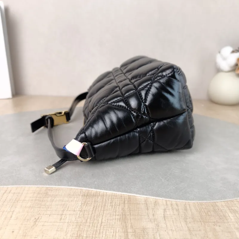DIOR Top Handle Bag Travel Nomad Black Calfskin Medium 22 × 9.5 × 13 cm — detail view 7 of 11