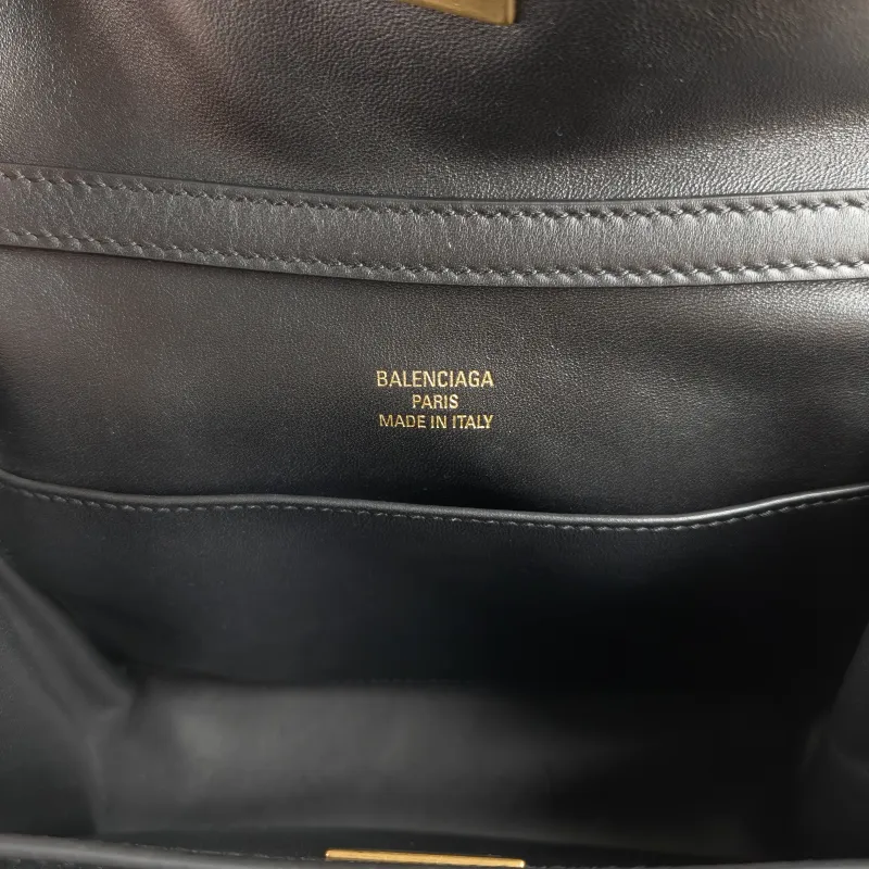 BALENCIAGA Crossbody Bag RODEO Black CC alfskin Mini 23 × 10 × 17 cm — detail view 8 of 12